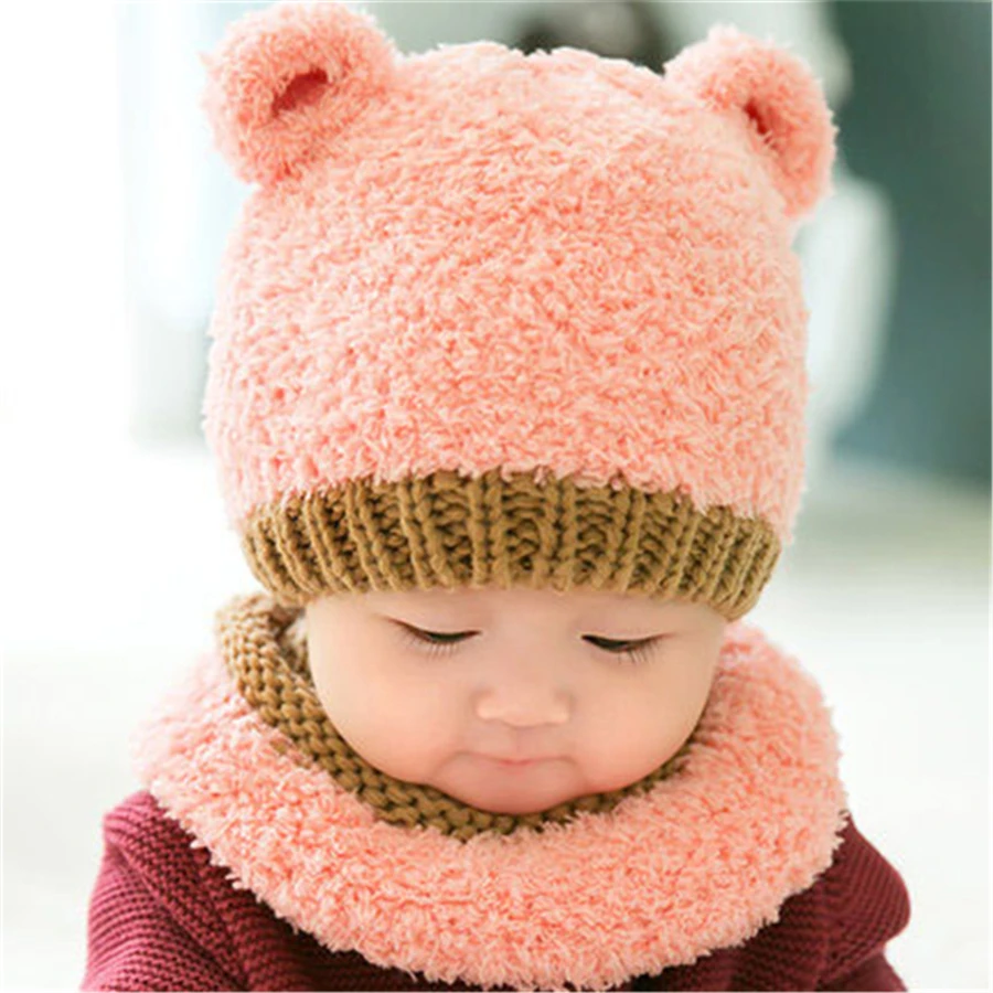 Winter Cotton Baby Hat Girl Boy Infant Ears For Newborn Sleeping