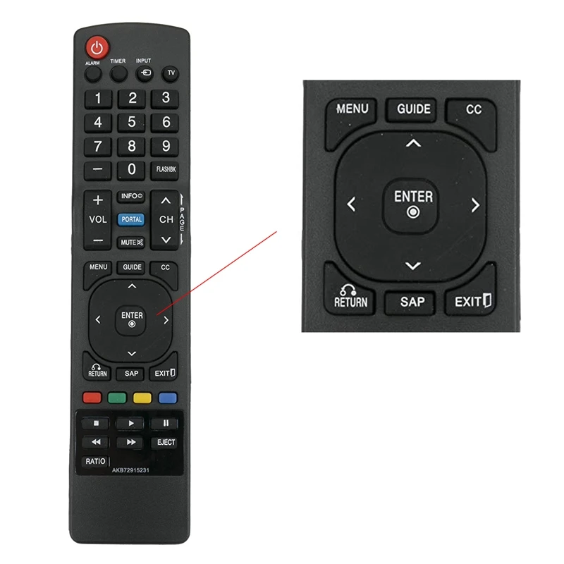 Новый пульт дистанционного управления Akb72915231 для телевизоров Lg 42Ld340H 32Ld333H Ua 37Ld310H