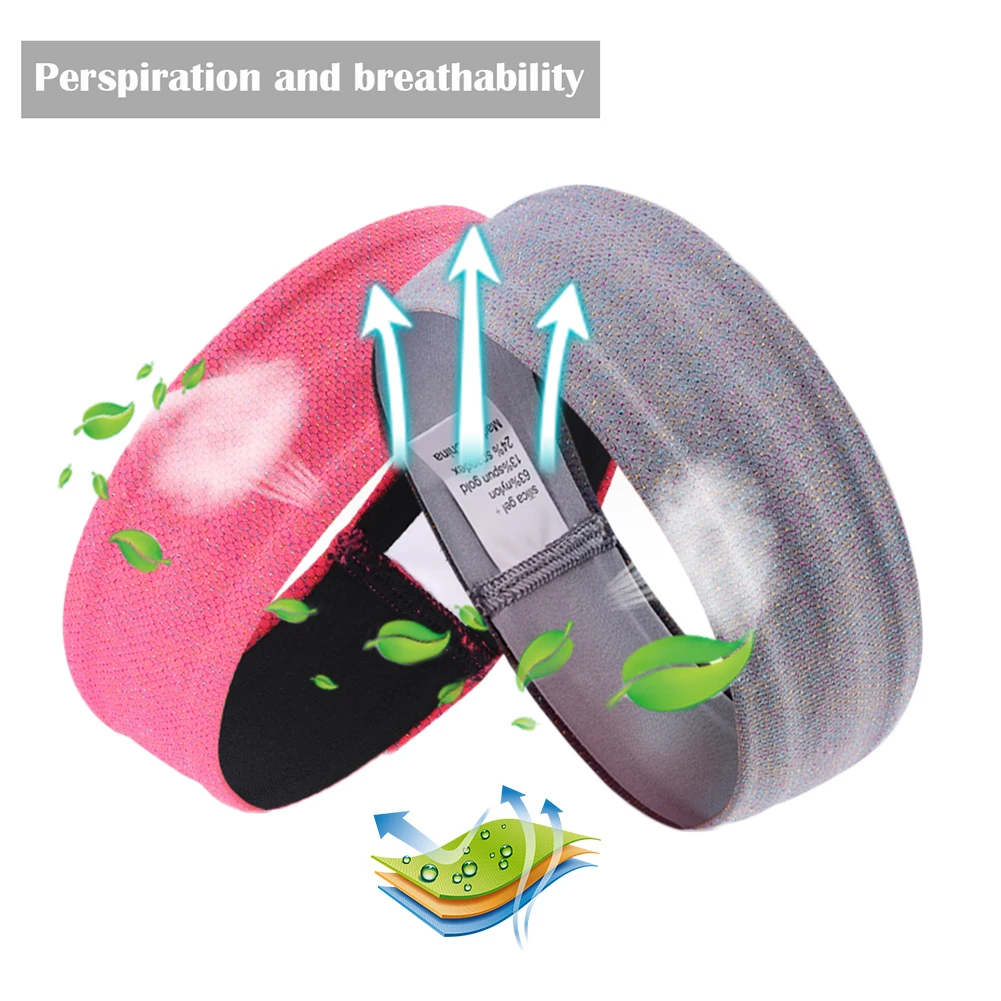 Нескользящая Высококачественная повязка от пота для мужчин Sweatband женские головные повязки для йоги Налобные повязки на голову спортивная безопасность
