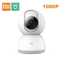 Xiao mi jia 1080 P беспроводная домашняя ip-камера безопасности H.265 двухсторонний аудио монитор для детей HD mi ni Wifi Camara камера наблюдения для домашних животных