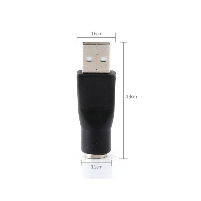 Kebidu 2 шт./лот для PS/2 к USB адаптеру конвертер папа мама адаптер клавиатуры или