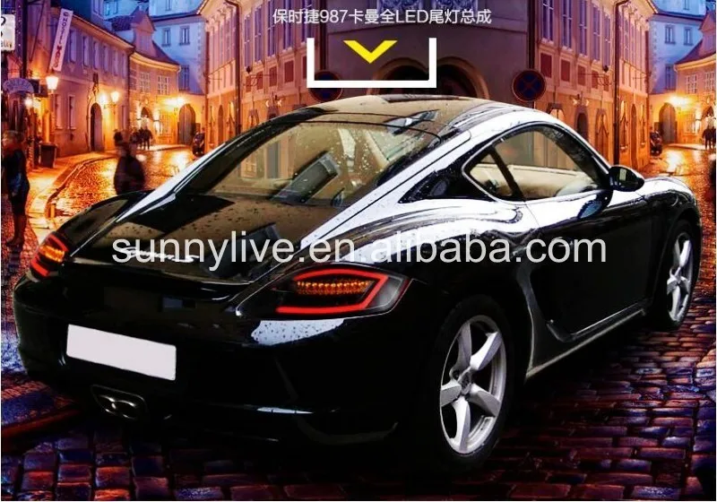 2004-2008 год для Porsche Cayman 987 светодиодный задний фонарь светодиодный задний светильник