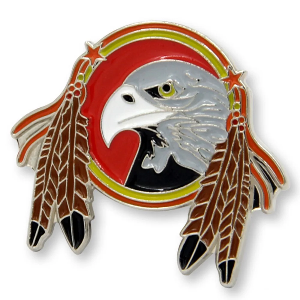 

Customized Eagle Logo Military Badge Lapel Pins OEM metal badges