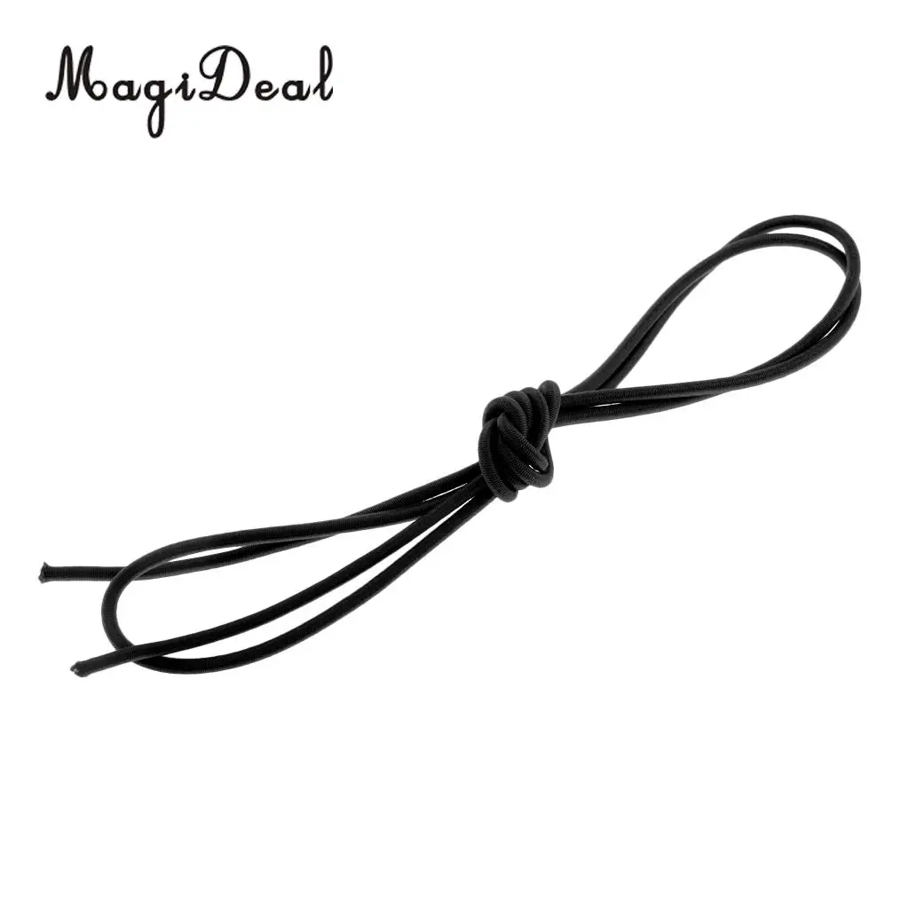 MagiDeal 2mm Elastic Bungee Rope Shock Cord Band Tie Down Stretch for Marine Kayak Boat Trailer - Various Colors & Sizes