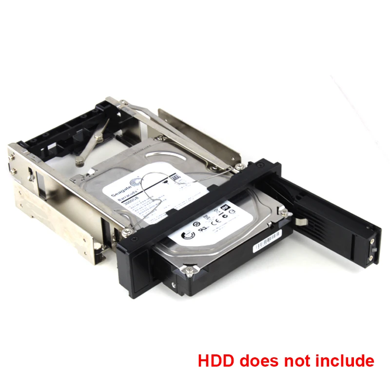 En-labs Ferramenta Livre Cd-rom Espaço Hdd Quadro - Móvel Rack Conversor Gabinete Case 3.5 Sata Disco Rígido Instalação 5.25-polegada - Imagem 5