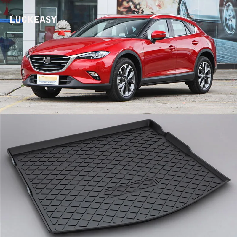 

LUCKEASY Non-Slip Waterproof 3D TPO Trunk Boot Cargo Mat Recycled Durable For Mazda CX-4 Car-styling