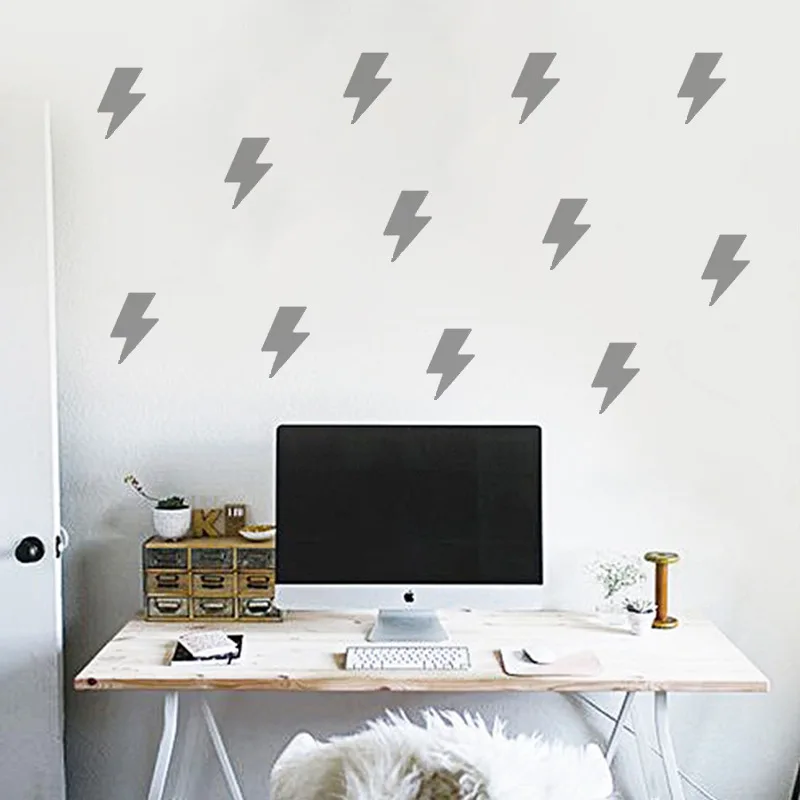 Lightning Wall Sticker For Kids Room Baby Boy Room Wall Decal Stickers