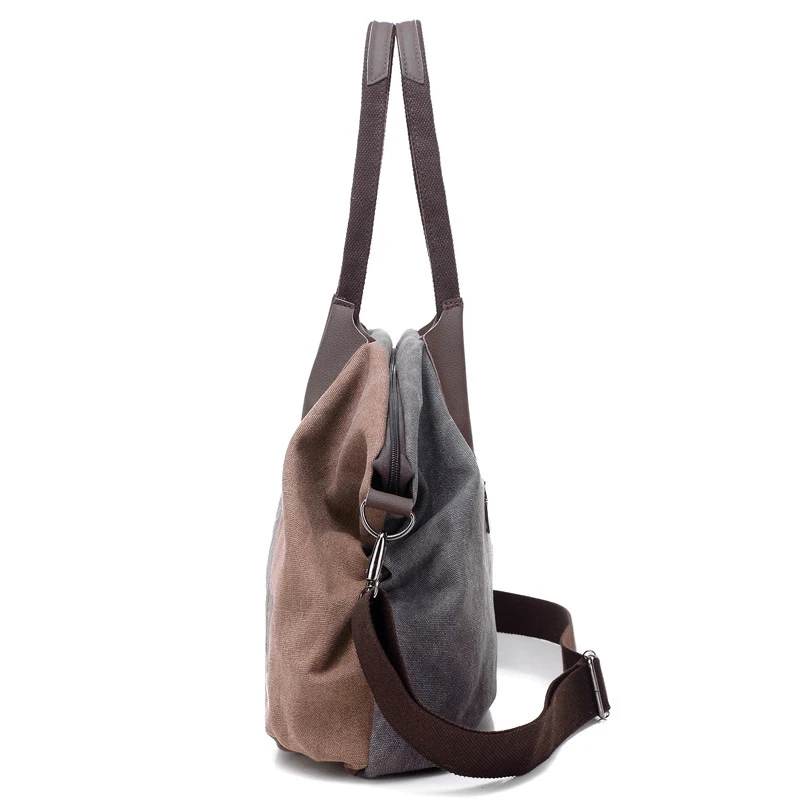 Women Vintage Handbag Canvas Hobos Casual Shoulder Bag Graffiti Trapeze Totes Luxury Handbags Women Bags Designer Bolsa SS0308 (2)