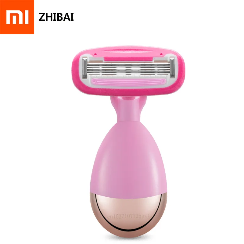 

Xiaomi ZHIBAI DL2 Manual Shaving Women body Ra zors Blade Shaving Hair Safety Lady Ra Zor Head with replacement Ra zor Blades