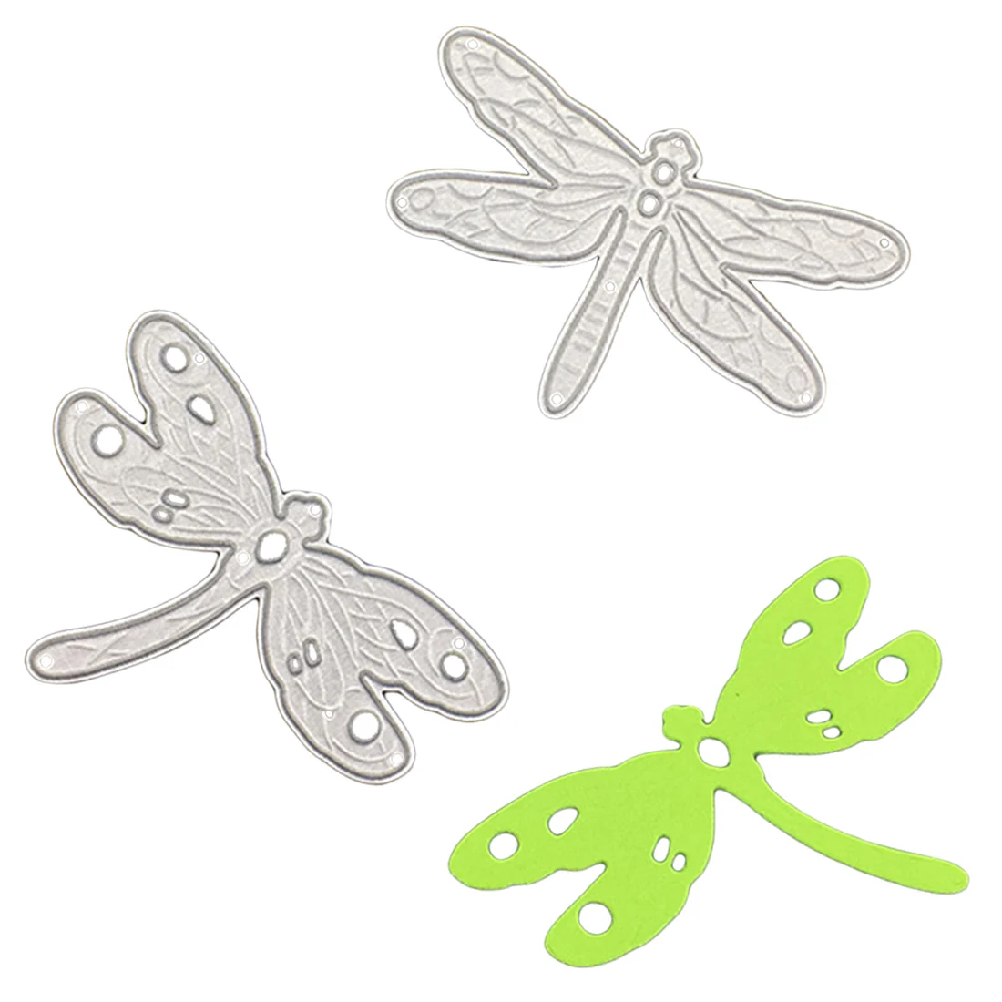 

Two Dragonflies Metal Cutting Dies Scrapbooking Stamps Embossing Paper Cards Border Templage Punch Stencil DIY 6.3x8.1cm