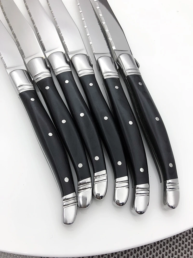 laguiole black wood knives  (17)