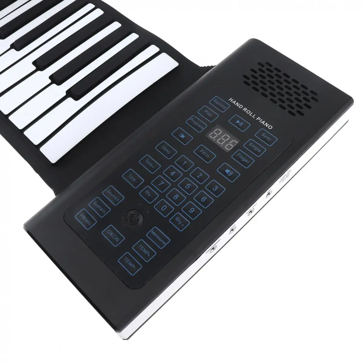 88 клавиш USB MIDI выход рулон пианино перезаряжаемая электронная силиконовая Гибкая клавиатура орган встроенный динамик