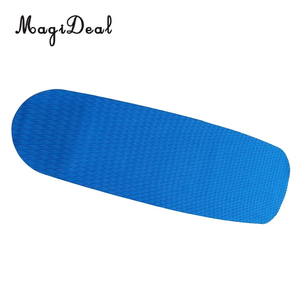 1 Piece Anti-slip EVA Surfing Surfboard Traction Anti-Slip Pad Deck Grip Tail Pad Gray/Blue Water Sports for Skimboard Bodyboard