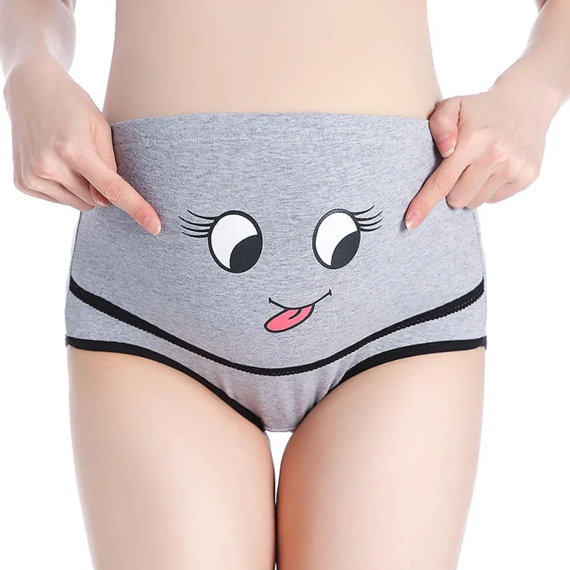 

Maternity Women Adjusted High-Waist Top Cotton Plus Size Briefs Panties Pregnant Female Baby Comfort Feel Underwear Size L-3XL