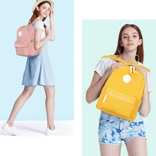 Mixi рюкзак в консервативном стиле женские школьные сумки для подростков Большая вместительная Студенческая сумка через плечо