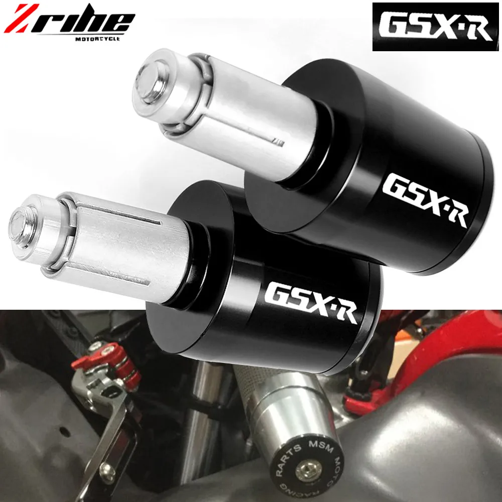 

For Suzuki GSXR GSX-R 600 750 1000 1300 K1 K2 K3 K4 K5 K6 K7 K8 K9 Handlebar Gear Balanced Plug Slider Handle Bar End Grips Cap