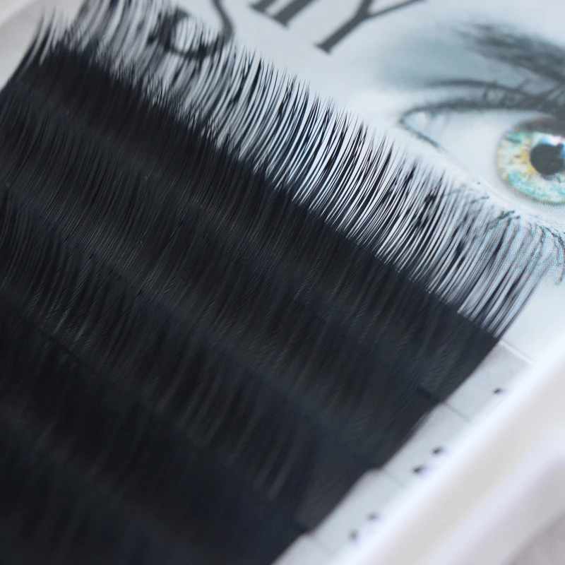 

All Sizes False Eyelash Extensions Mink Black Material JBCD Curls 1 Tray/Lot