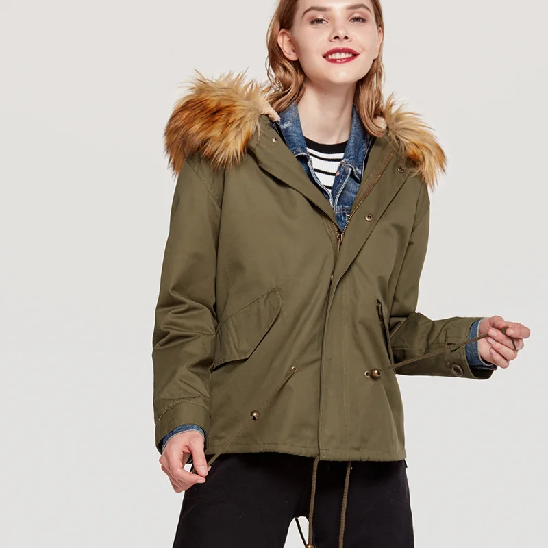 A Cotone Qiuxuan Donne Lunghe beige Signore Dell'esercito Cappuccio Cappotto Di Delle Imbottito Con Parka Usura Nuovo black Giacca Verde Caldo Bicchierino Modo Casual Maniche Del Army Inverno Green BarqBCIw