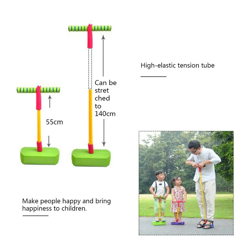 Вспененный пружинный прыжок Делюкс банджи для детей ПОГО забавная и безопасная палочка прочная пена и банджи прыжок 2 года и выше игрушки