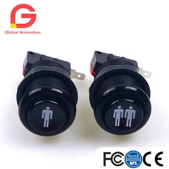 

Happ Style 1/ 2 Player Start & Home Push Buttons With Micro Switch For Arcade Machine Games Mame Jamma Parts