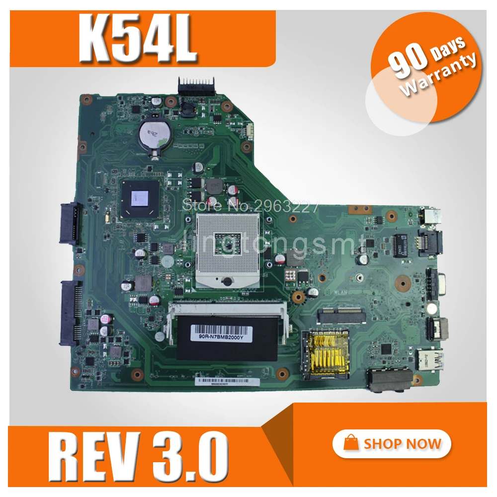 K54L Motherboard REV 3.0 For ASUS X54H K54L Laptop motherboard K54L Mainboard K54L Motherboard test 100% OK K54L Motherboard REV 3.0 For ASUS X54H K54L Laptop motherboard K54L Mainboard K54L Motherboard test 100% OK