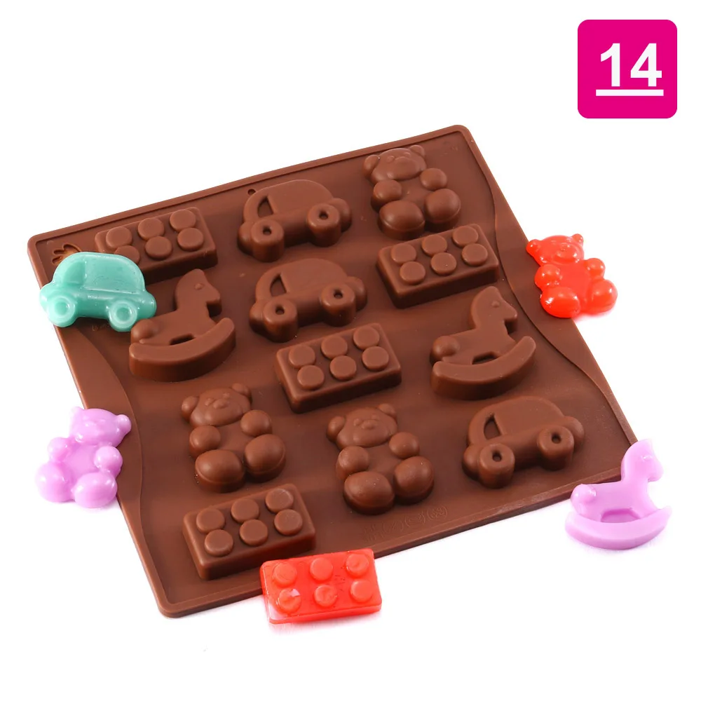 T0922A0195D silicone mold brown detail 14