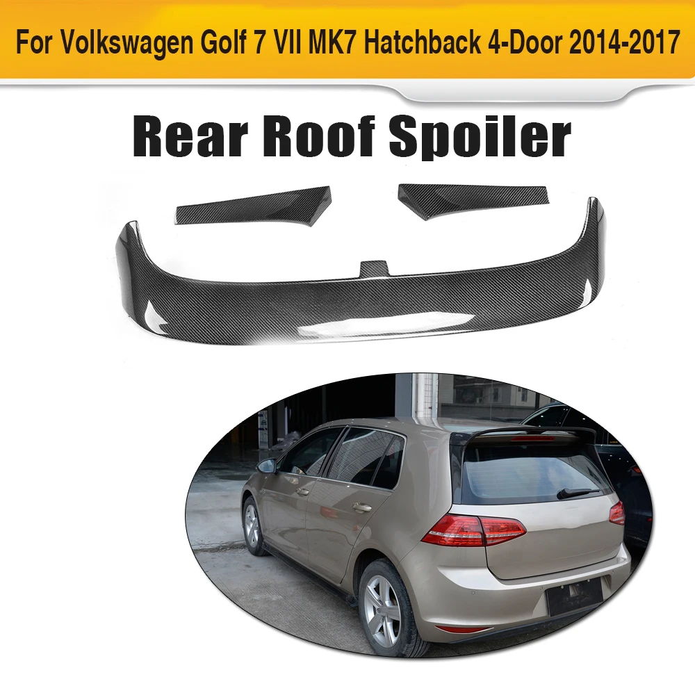 Спойлер на заднюю крышу из углеродного волокна для Volkswagen VW Golf 7 VII MK7 Стандартный
