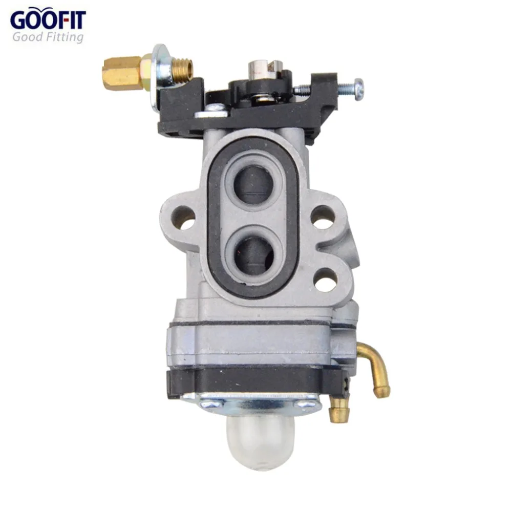 

GOOFIT 37mm Carburetor for 23cc Moped Bigfoot Scooter Carburettor Engine motorcycle H388-068