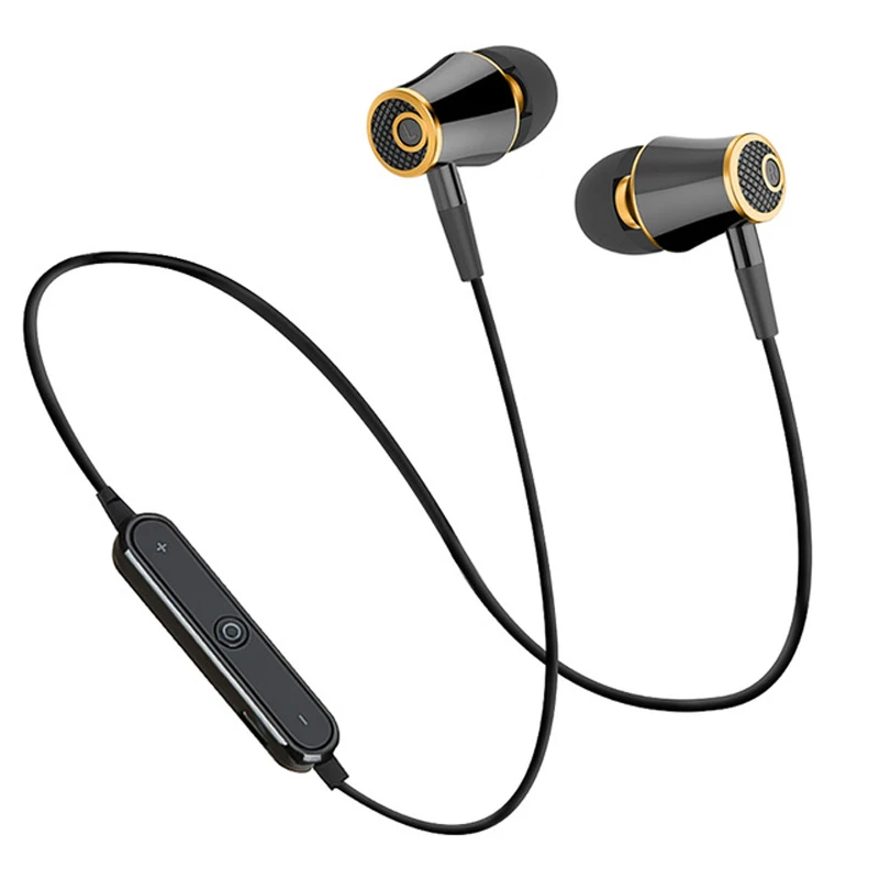 

Bluetooth Earphone Wireless Headphone with Microphone Stereo Super Bass Running Sports Earphone for Mobile Phone iPhone Huawei