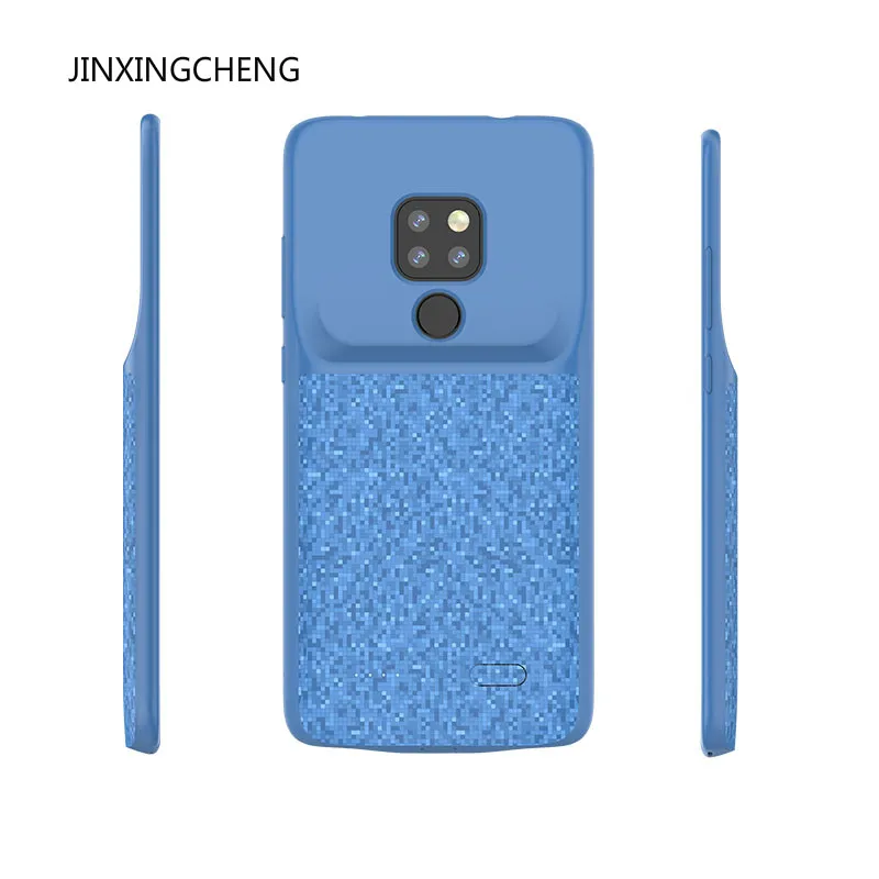 

JINXINGCHENG Soft Frame Battery Charger Case for Huawei Mate 20 4700mAH Back Clip Qi Fast Charger for Huawei Mate 20 Pro cover