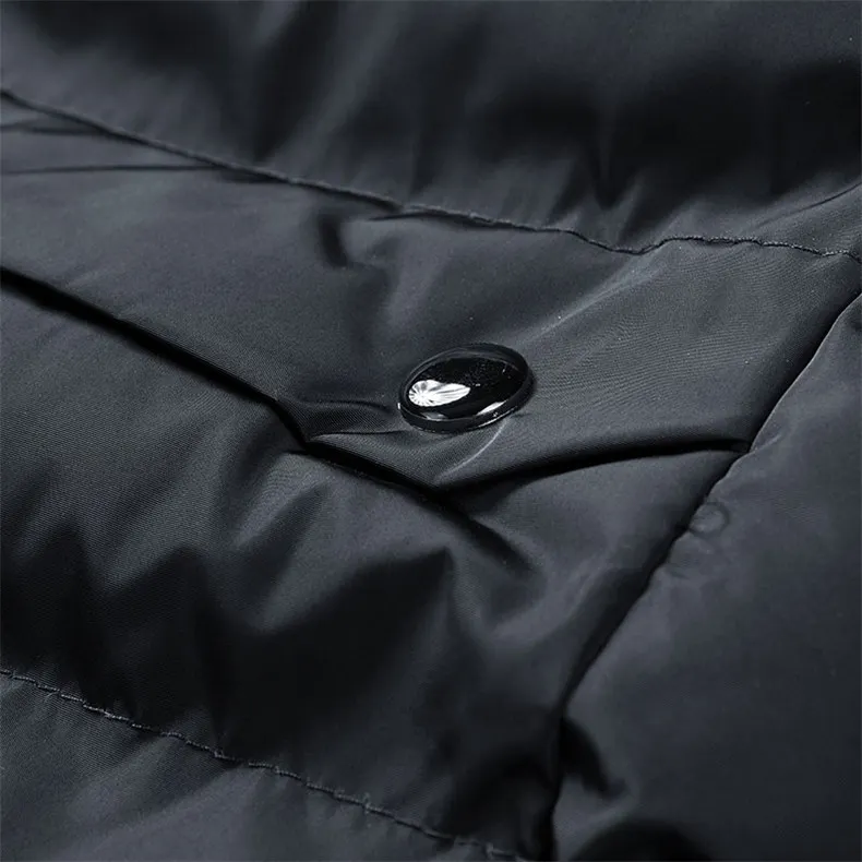 Men Jacket Coats Windproof Winter Warm Long Padded Coat Men Autumn Youth Thick Velvet Hooded Jacket Male Drop-ship Plus Size 4XL 08
