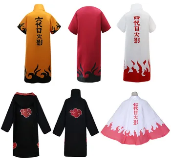 

Cosplay NARUTO Uzumaki Naruto full set cloak adult men/women cape Halloween carnival purim costume cloak mantle pluvial