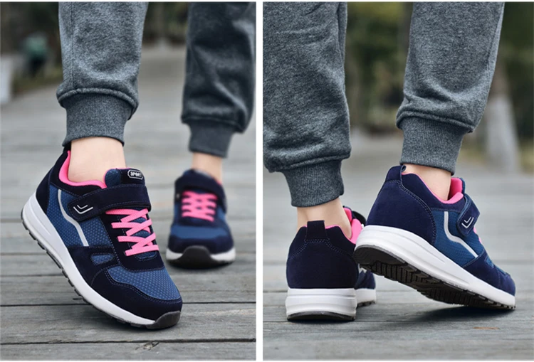 Breathable Unisex Casual Shoes 2018 Lace Up Valentine Sneakers Women Trainers Outdoor Sport Mesh Shoes For Mother Fitness XZ62 (27)