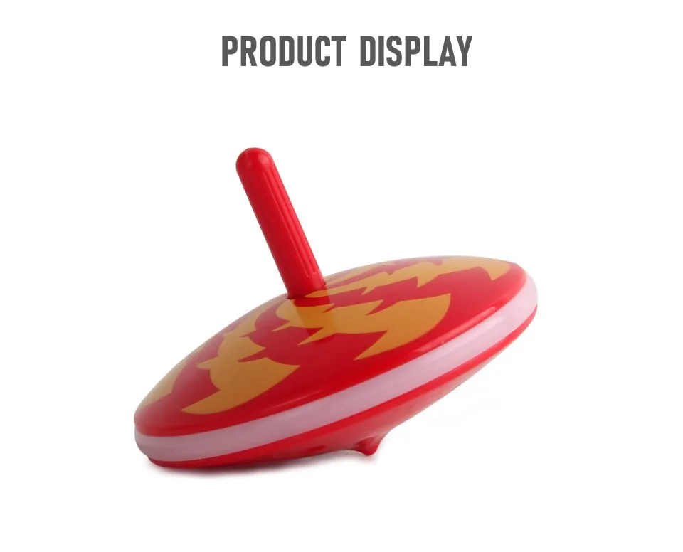 Flashing Gyroscope Spinning Top Kids Hand Turn Rotating Gyro Toys With Cool Colored Light Effect Small Gifts Toys For Children