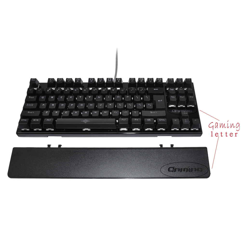 DeepFox Mechanical Gaming Keyboard 87 Keys Blue Switch Illuminate Backlight Anti-ghosting LED Keyboard Wrist Pro Gamer Keyboard DeepFox Mechanical Gaming Keyboard 87 Keys Blue Switch Illuminate Backlight Anti-ghosting LED Keyboard Wrist Pro Gamer Keyboard
