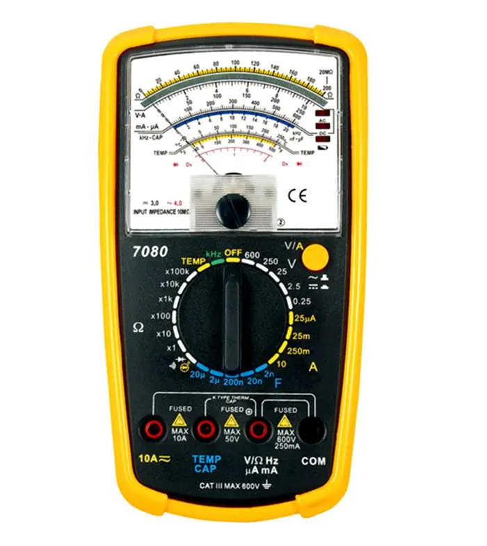 KT7080 Analog Multimeter, high sensitivity,patented.With temperature