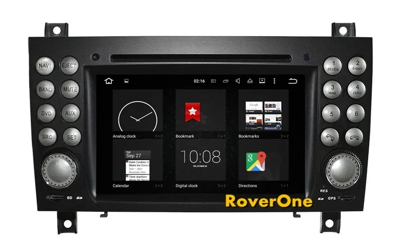 Excellent RoverOne Android 7.1 Car Multimedia Player Radio Stereo For Mercedes R171 SLK200 SLK230 SLK250 SLK280 SLK300 SLK350 W171 SLK55 9