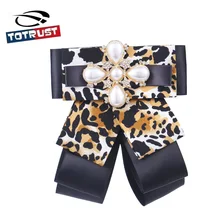 Винтажный Lepord шейный галстук для женщин форменный значок галстук вечерние Gravatas модные алмазные Галстуки-бабочка галстук подарки для девушек