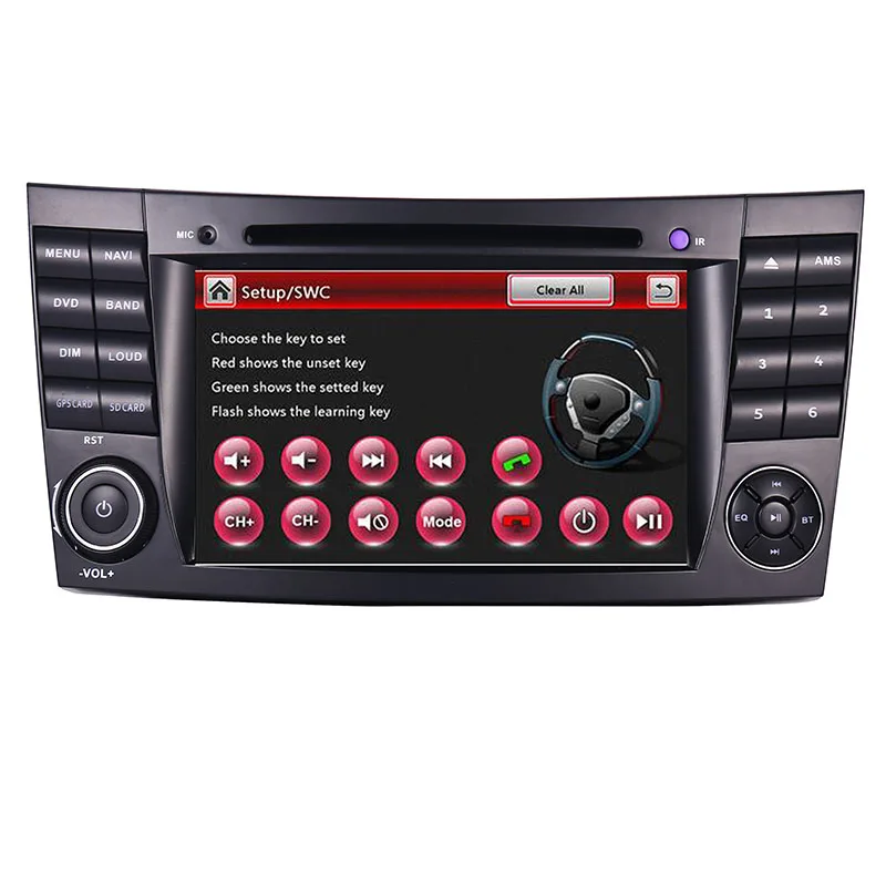 Автомобильный dvd-плеер для Mercedes-Benz E Class W211 W209 W219 Радио Стерео gps навигационная система камера+ карта