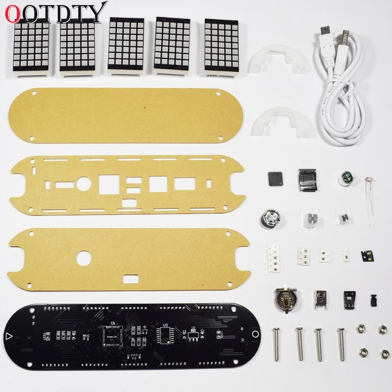 Измеритель температуры OOTDTY DS3231 высокоточный цифровой точечный матричный