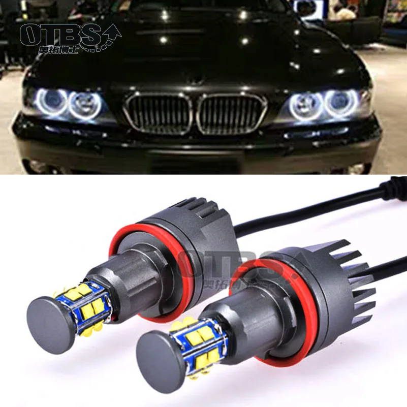 

OTBS High bright H8 E92 LED marker canbus LED angel eyes 120W XENON White 6000K for bmw X5 E70 X6 E71 E90 E91 E92 M3 E60