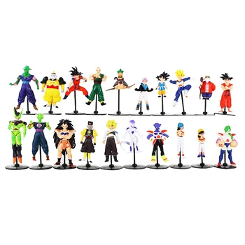 

10cm 10pcs/set Dragon Ball Z Figures Toys Dragonball Z GT PVC Action Figure Super Saiyan Cell Freeza Son Goku Gohan Model Dolls