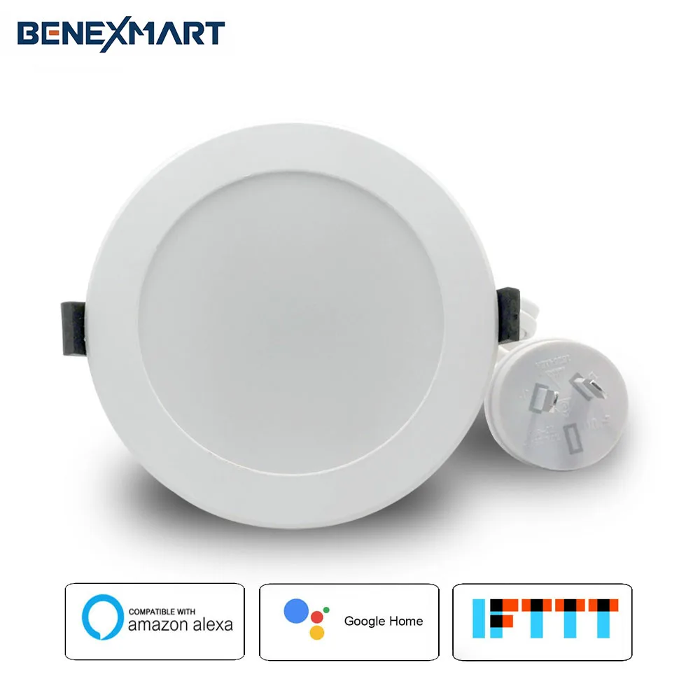 

Smart Downlight LED Alexa Google Assistant Voice Control Dimmable Recessed Downlight WiFi APP Control
