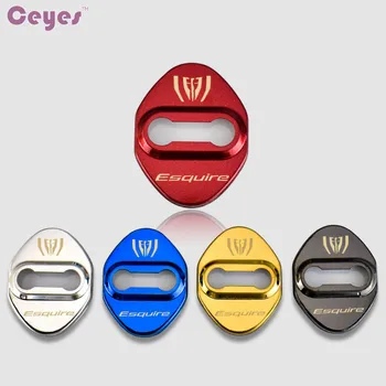 

Ceyes Car Styling Door Lock Cover Case For Toyota Esquire Corolla Rav4 Avensis For Lexus Car-Styling Auto Emblems Accessories