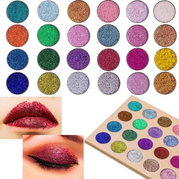 

12 Color Eyeshadow Make Up Cosmetic Eye shadow Magnet Palette Glitter Injections Pressed Glitters Single Eyeshadow Diamond