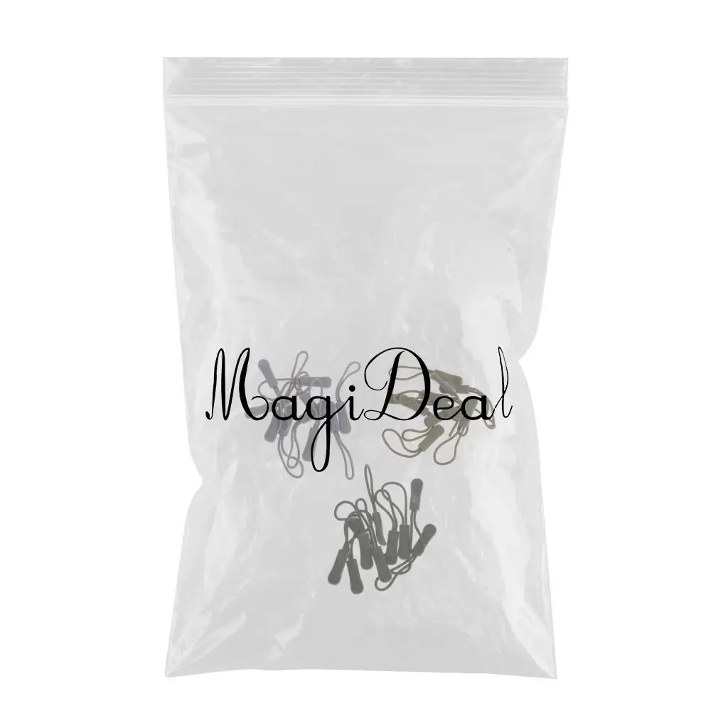 30 Zipper Pull Cord Zip Puller Zip Fastener Zip Slider Replacement for Bags