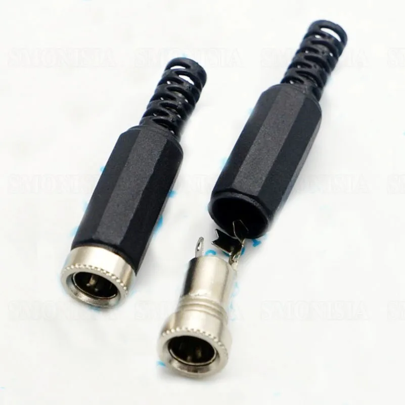 

DC Power Socket Female Metal Plug Connector YX-5.5-2.1mm Welding Cable Socket