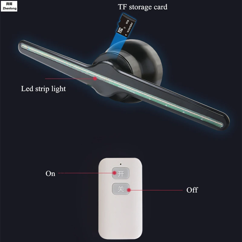 3D Голограмма рекламы вентилятор для проектора светильник голографический дисплей светодиодный holograma wifi настенные фото-картины под заказ видео декоративный вентилятор светильник