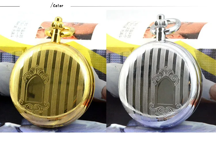 Золотой античный скелет карманные часы Механическая рука Ветер карманные и Fob часы женские карманные часы relogio де bolso подарок