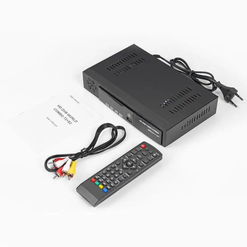 Умный Цифровой спутниковый ТВ приемник DVB T2 + S2 HD комбо декодер тюнер HDTV